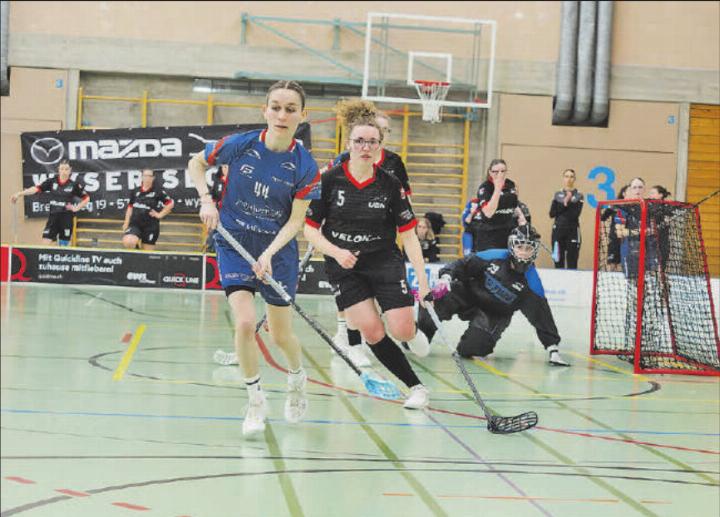 Das Ende der Träume: Die Spielerinnen von Lok Reinach scheiden mit einem 3:1 in der Playoff-Serie aus. (Archivbild: Roland Jaus)