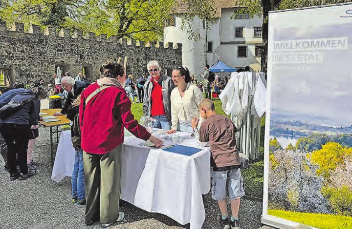 Am Infostand von Seetal Tourismus gab es Inspiration für neue Ausflüge.