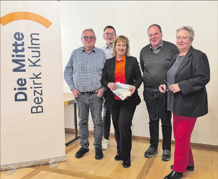 Der Vorstand (v.l.n.r.): Peter Hediger (Beisitzer) Toni Bättig und Isabell Landolfo (co Präsident/in ad interim) Mauro Bino (Aktuar) und Ilaria Lopez-Peduzzi (Kassiererin). (Bild: zVg.)