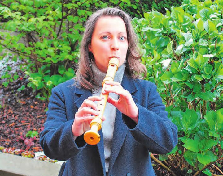 Klangvolle Vorfreude: Susanne Geist und das Italian Recorder Quartet konzertieren im Musiksaal Polifonia. (Bild: zVg.)