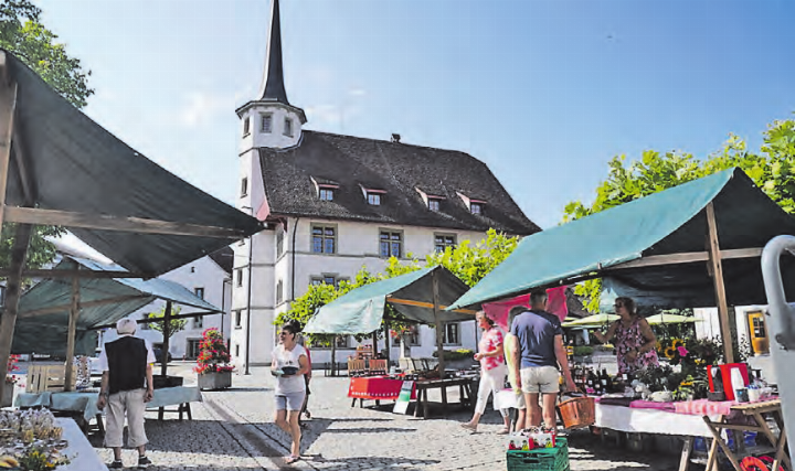 Der Markt in Reinach – eine feste Grösse im Veranstaltungskalender. (Bild: zVg.)