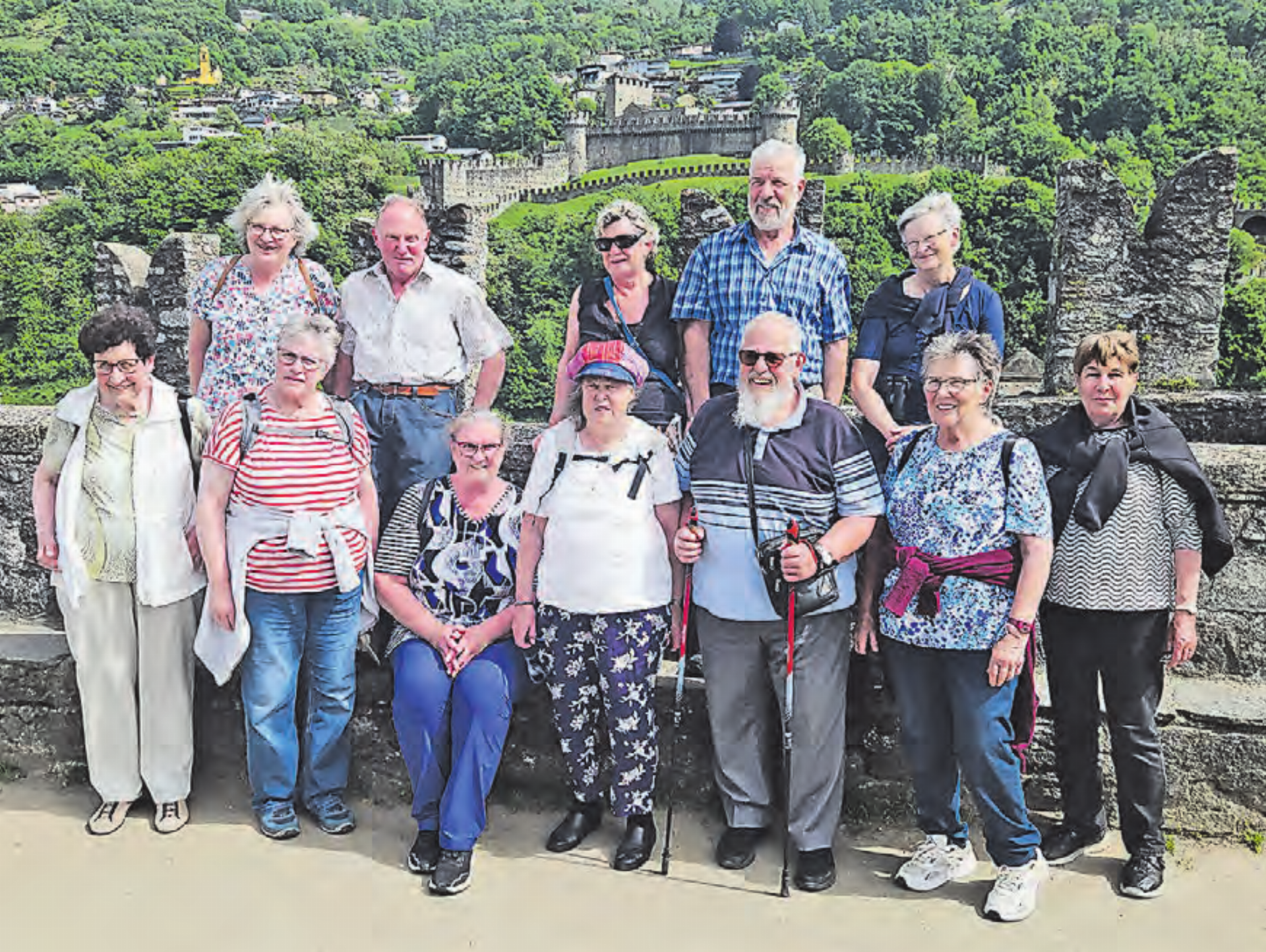 Die Reisegruppe der reformierten Kirche Rued erlebte im Tessin ein unvergessliches Wochenende. (Bild: zVg.) - Das Bild wird blockiert. – Möglicherweise durch einen aktiven Adblocker.