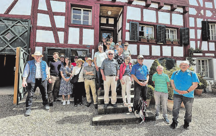 Die Gruppe genoss den Ausflug in nostalgischem Ambiente. (Bilder: zVg.)