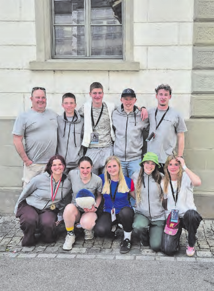 Das Team der SLRG Hallwilersee in Frauenfeld. (Bild: zVg.)