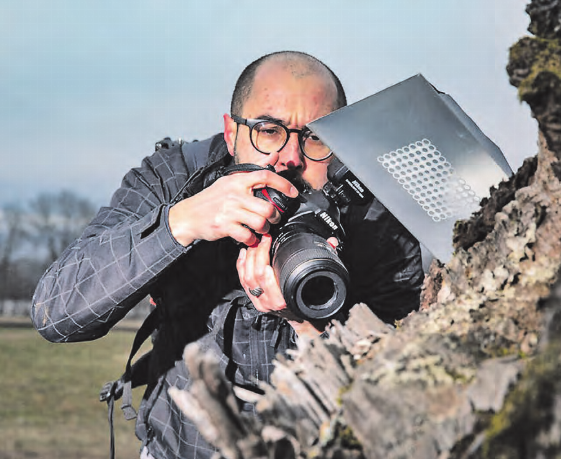 Naturpädagoge Bähram Alagheband bezeichnet sich selber als Insekten-Nerd. (Bild: zVg.) - Das Bild wird blockiert. – Möglicherweise durch einen aktiven Adblocker.