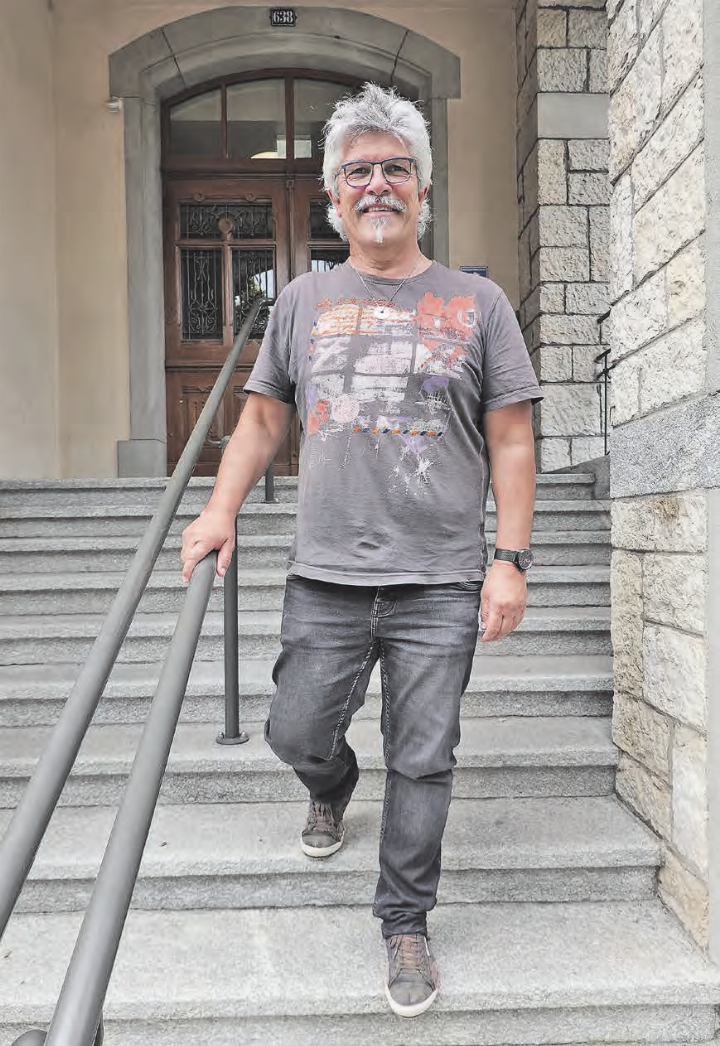Dany Häfliger war 41 Jahre lang mit Leib und Seele Lehrer in Reinach. Nund geht diese Zeit dem Ende zu. (Bild: René Fuchs)