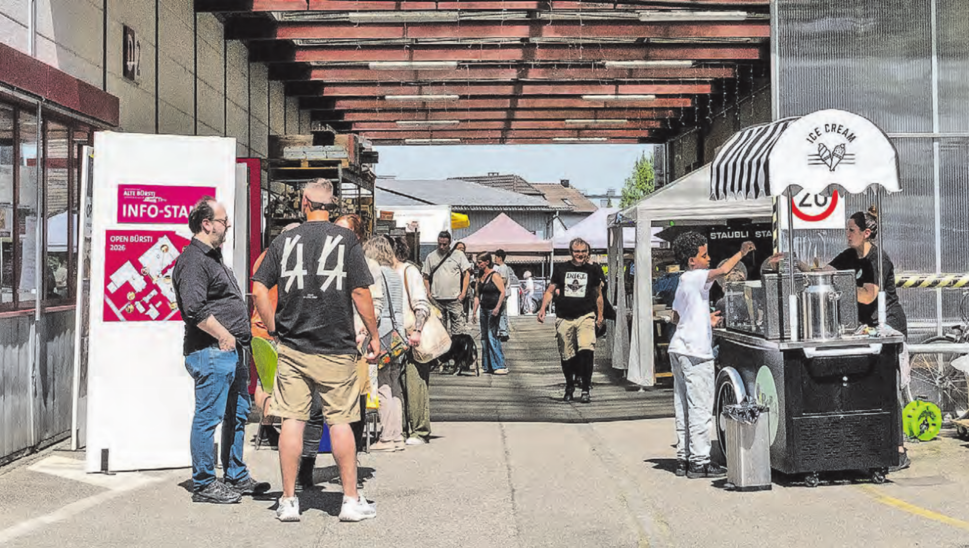 Die Besucherinnen und Besucher erschienen zahlreich zur Open Bürsti. (Bild: zVg.) - Das Bild wird blockiert. – Möglicherweise durch einen aktiven Adblocker.