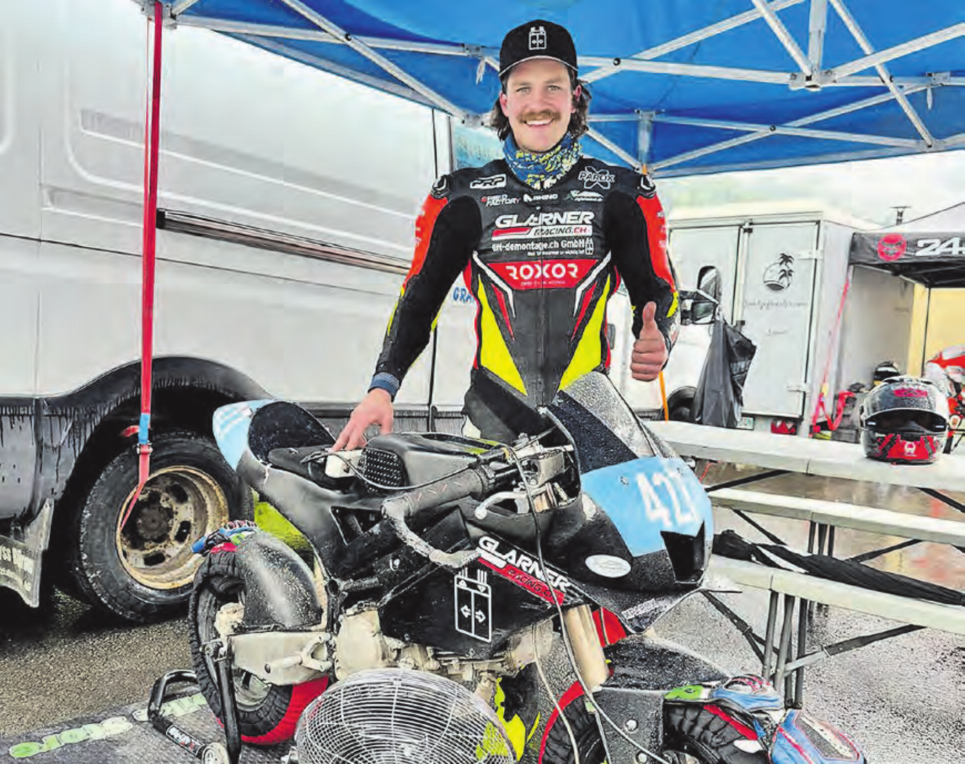 William Leutwyler, erfolgreich unterwegs im Minibike-Zirkus. (Bild: zVg.) - Das Bild wird blockiert. – Möglicherweise durch einen aktiven Adblocker.