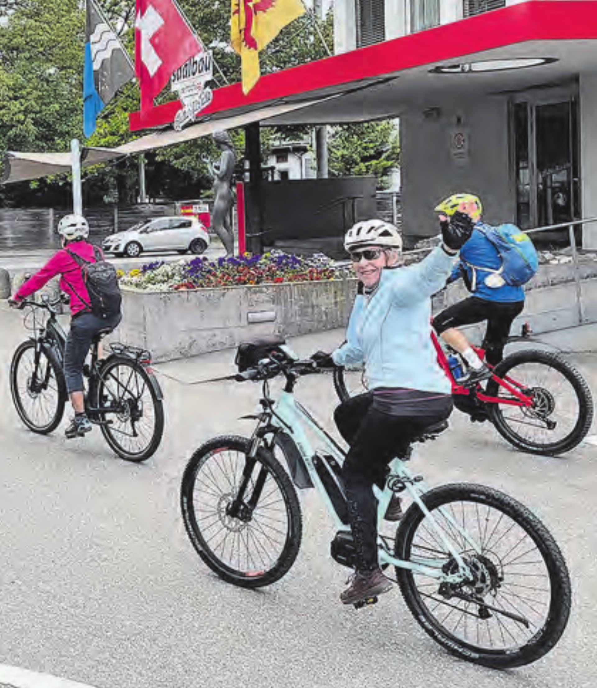 Sammelte fleissig Minuten: Die Radsportgruppe der Pro Senectute Bezirk Kulm (Bild: zVg.) - Das Bild wird blockiert. – Möglicherweise durch einen aktiven Adblocker.