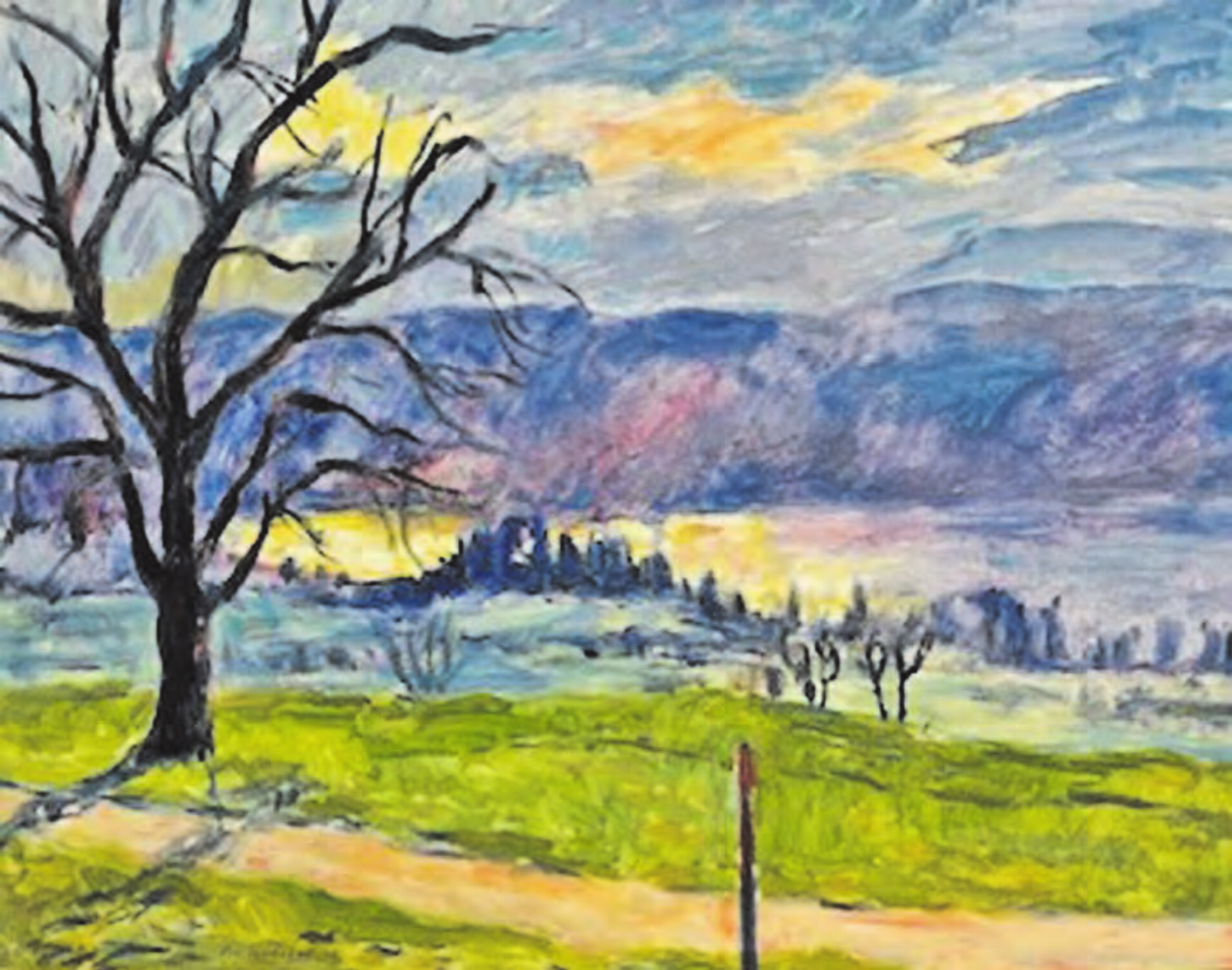 Harmonische Farben und schöne Landschaften: Der Kunstraum Kurt Hediger zeigt die Vielfältigkeit der Seen. (Bild: zVg) - Das Bild wird blockiert. – Möglicherweise durch einen aktiven Adblocker.