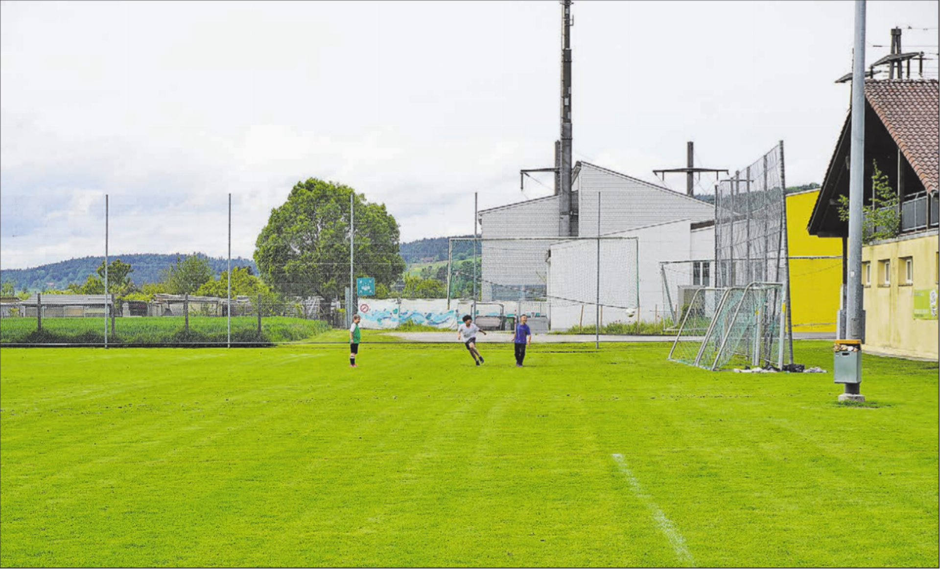 Wird auch ausserhalb der Trainingszeiten rege genutzt: Die Sportanlage Moos muss saniert werden. (Bild: Melanie Köchli) - Das Bild wird blockiert. – Möglicherweise durch einen aktiven Adblocker.