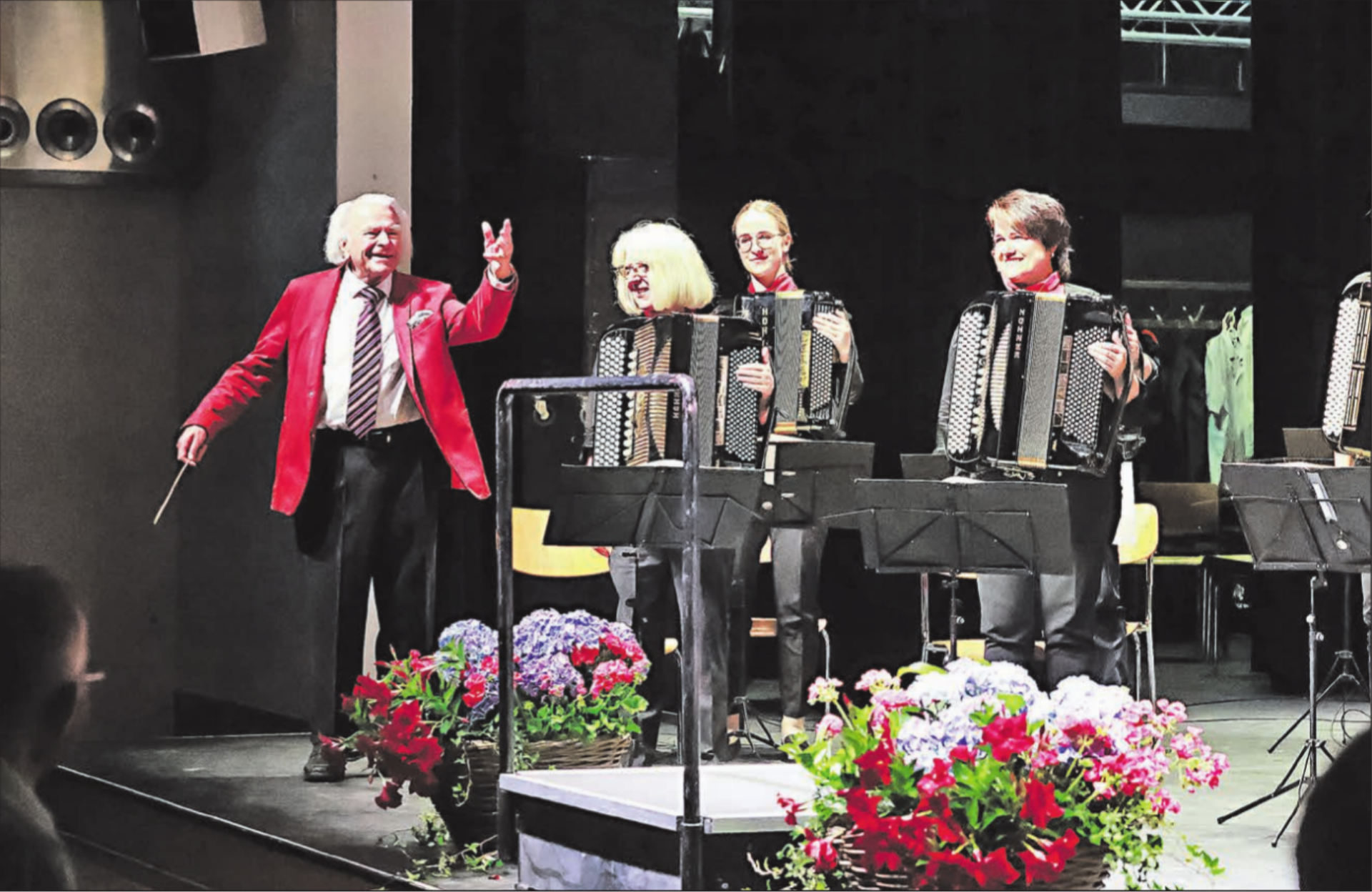Das Orchester 1 mit Peter Frey, war eines der vielen Highlights des Abends. (Bilder: Dominique Rubin) - Das Bild wird blockiert. – Möglicherweise durch einen aktiven Adblocker.