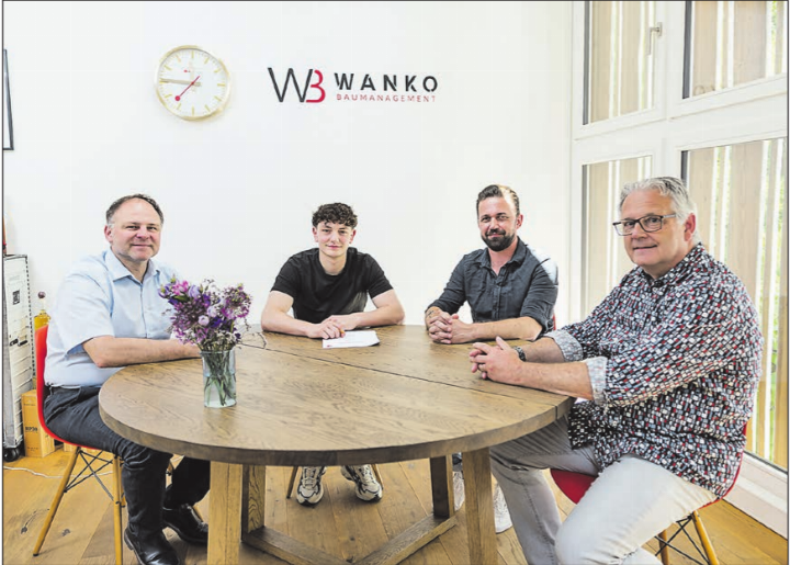 Bereit für die Zukunft: Dieter Camenzind, Alessio Lioi, Josip Jozipovic und Christoph Wyder (v.l.). (Bild: zVg.)