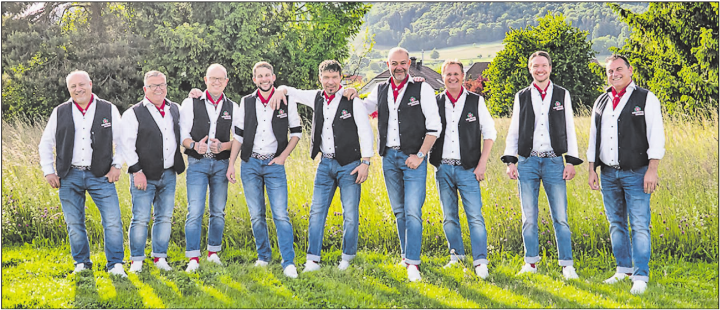 Begeistern mit ihrer Musik: Die Helvetia Manne haben ein volles Programm vor sich. (Bild: zVg.)