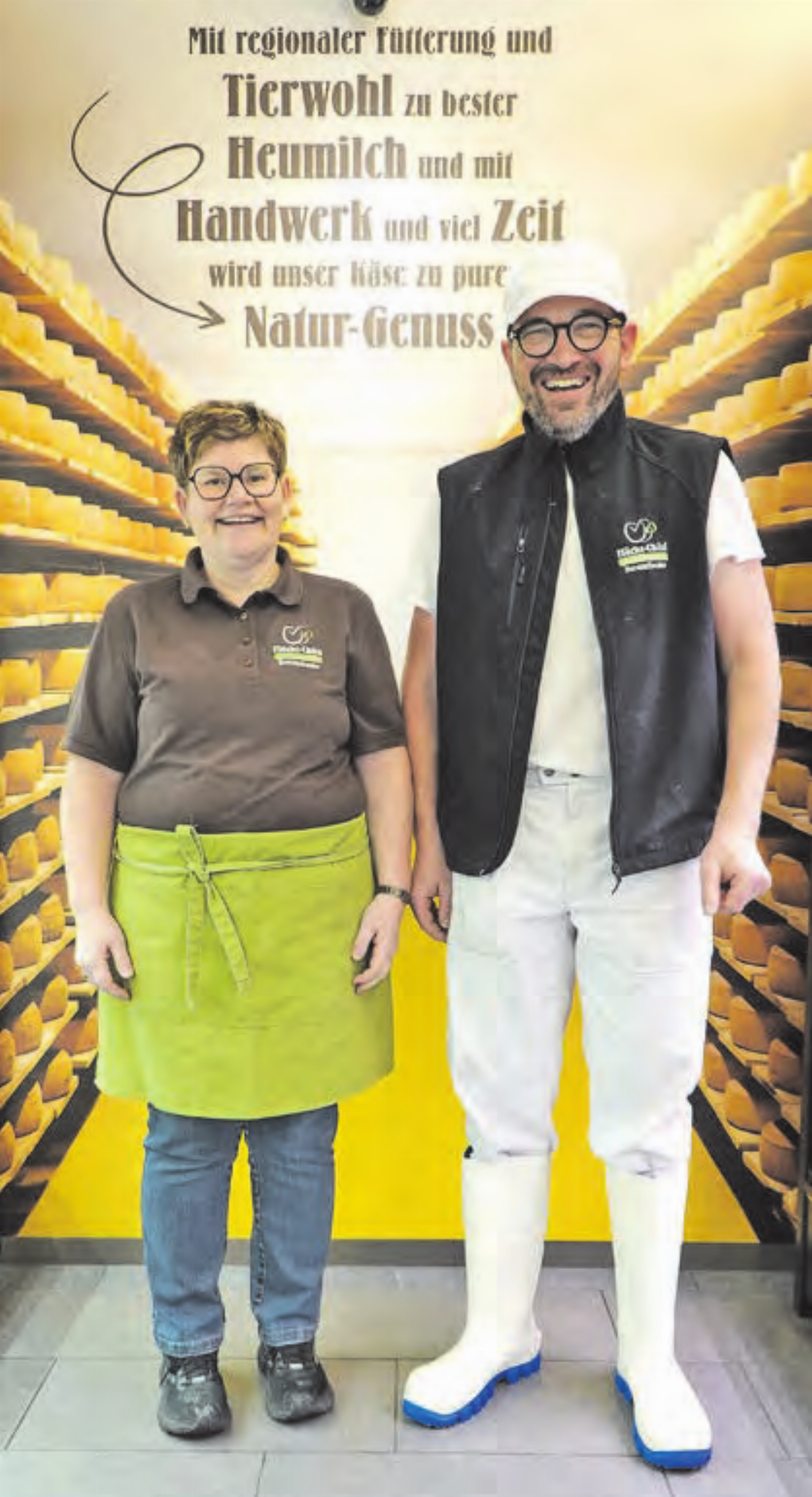 Petra und Franz Scheuber sind mit viel Herzblut für die Fläcke-Chäsi ein eingespieltes Team. Petra und Franz Scheuber sind mit viel Herzblut für die Fläcke-Chäsi ein eingespieltes Team.