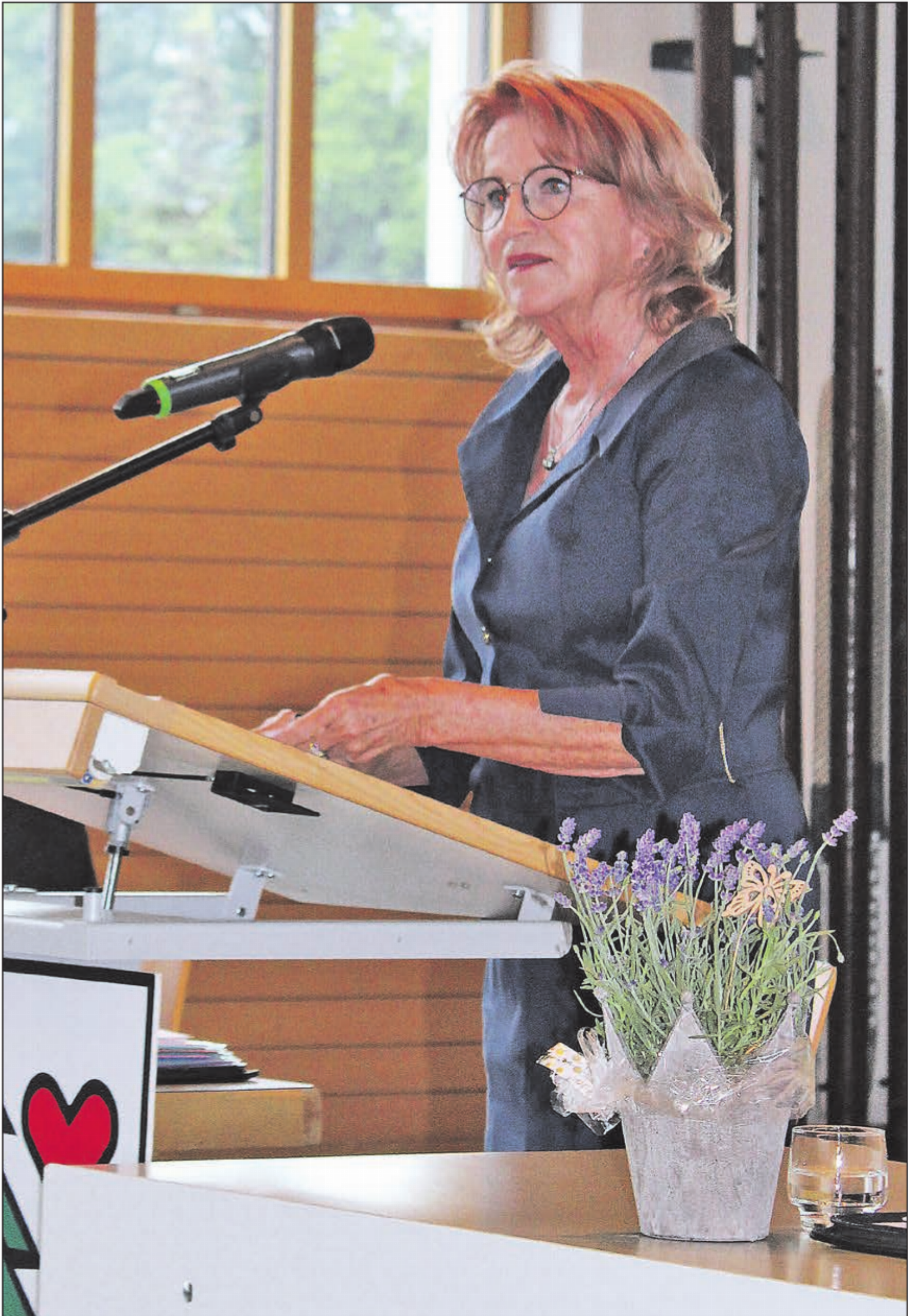 Renate Gautschy gab am Ende der Gemeindeversammlung ihre Demission bekannt. (Bild: Graziella Jämsä) - Das Bild wird blockiert. – Möglicherweise durch einen aktiven Adblocker.