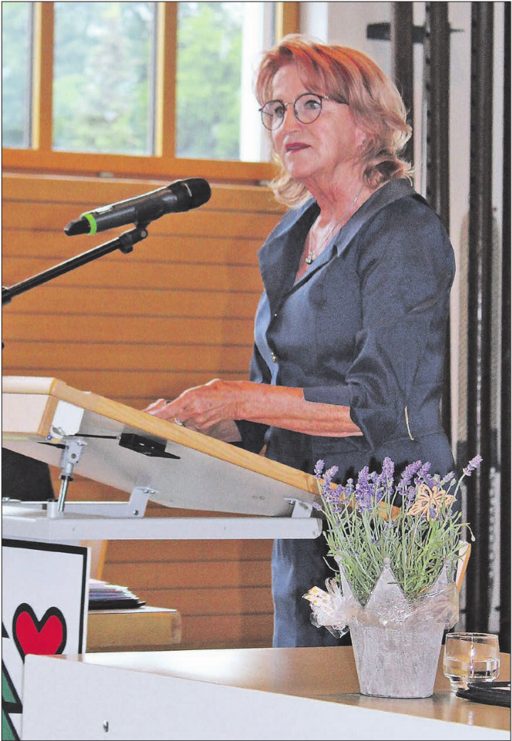 Renate Gautschy gab am Ende der Gemeindeversammlung ihre Demission bekannt. (Bild: Graziella Jämsä)
