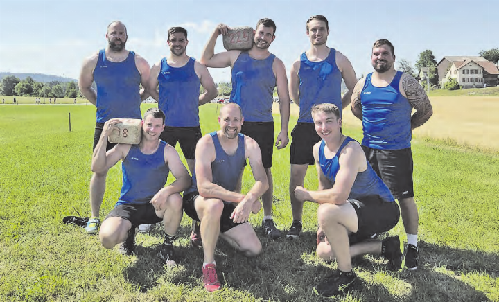 Das Team Steinheben half mit, den 4. Rang zu erreichen. (Bild: zVg.)