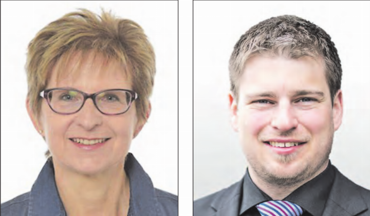 Gemeinsam: Seit einem Jahr leiten Marina Geissbühler und Stefan Grüninger die Kreismusikschule Seetal. (Bilder: zVg.)