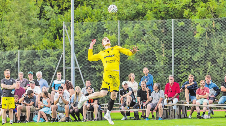 Mit von der Partie: Pfungstadts Angreifer Patrick Thomas. (Bild: Fabio Baranzini)