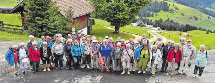 Strahlende Gesichter bei der Reisegruppe von Leerau. (Bilder: zVg.)
