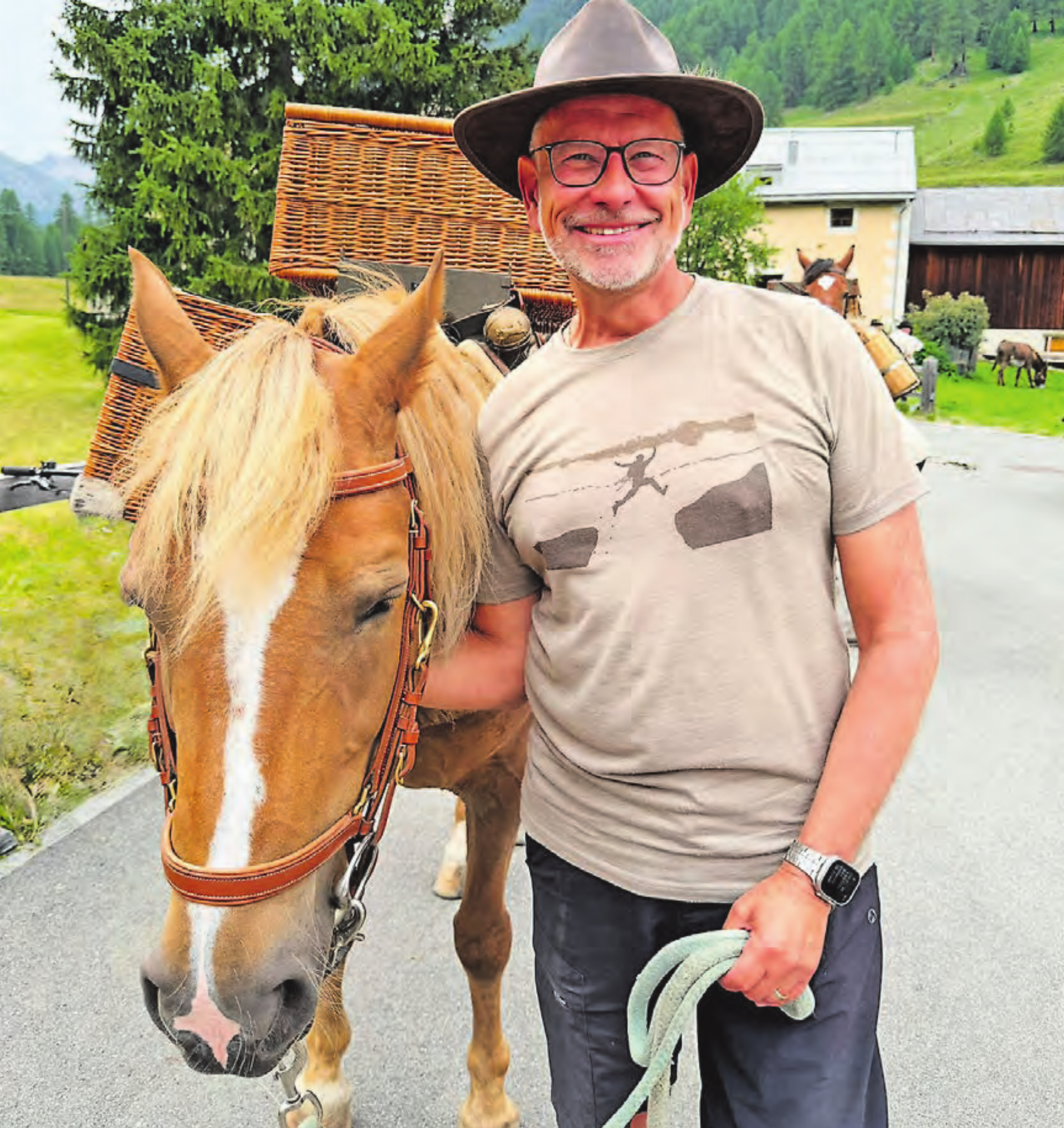Toni Bättig erfüllt sich einen Herzenswunsch, unterwegs auf den alten Säumerpfaden in den Alpen. - Das Bild wird blockiert. – Möglicherweise durch einen aktiven Adblocker.