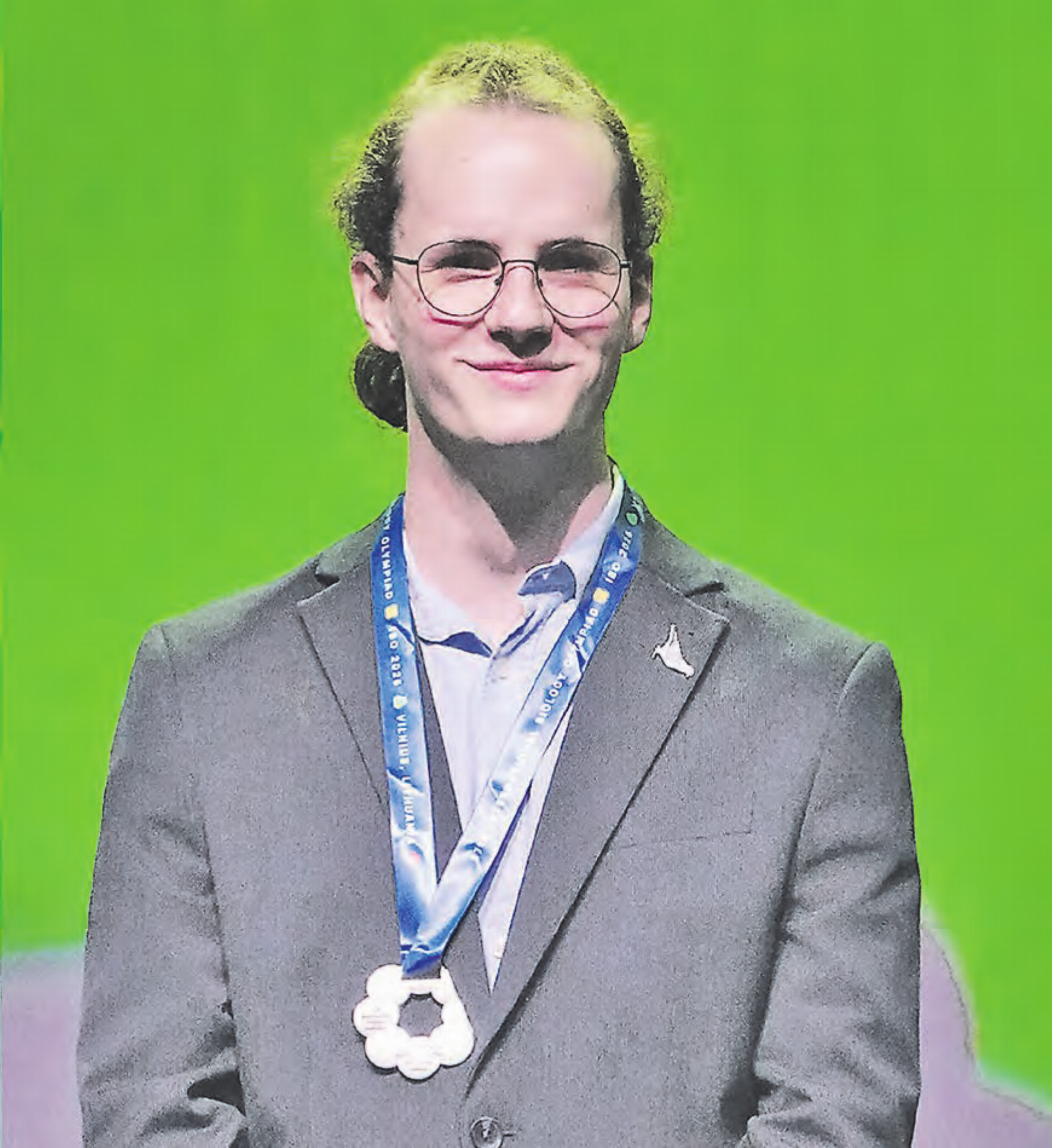 Glücklicher Gewinner: Benjamin Meyer gewann eine Silber-Medaille an der Internationalen Biologie-Olympiade. (Bilder: Wissenschafts-Olympiade) - Das Bild wird blockiert. – Möglicherweise durch einen aktiven Adblocker.