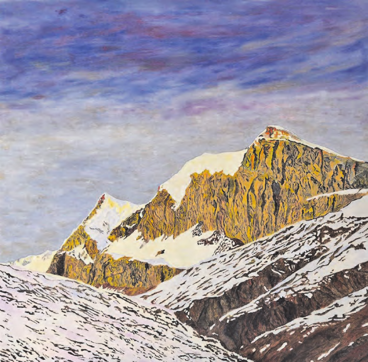 Die Berglandschaften von Hans Grunder laden zum Geniessen und Verweilen ein. (Bild: zVg.)