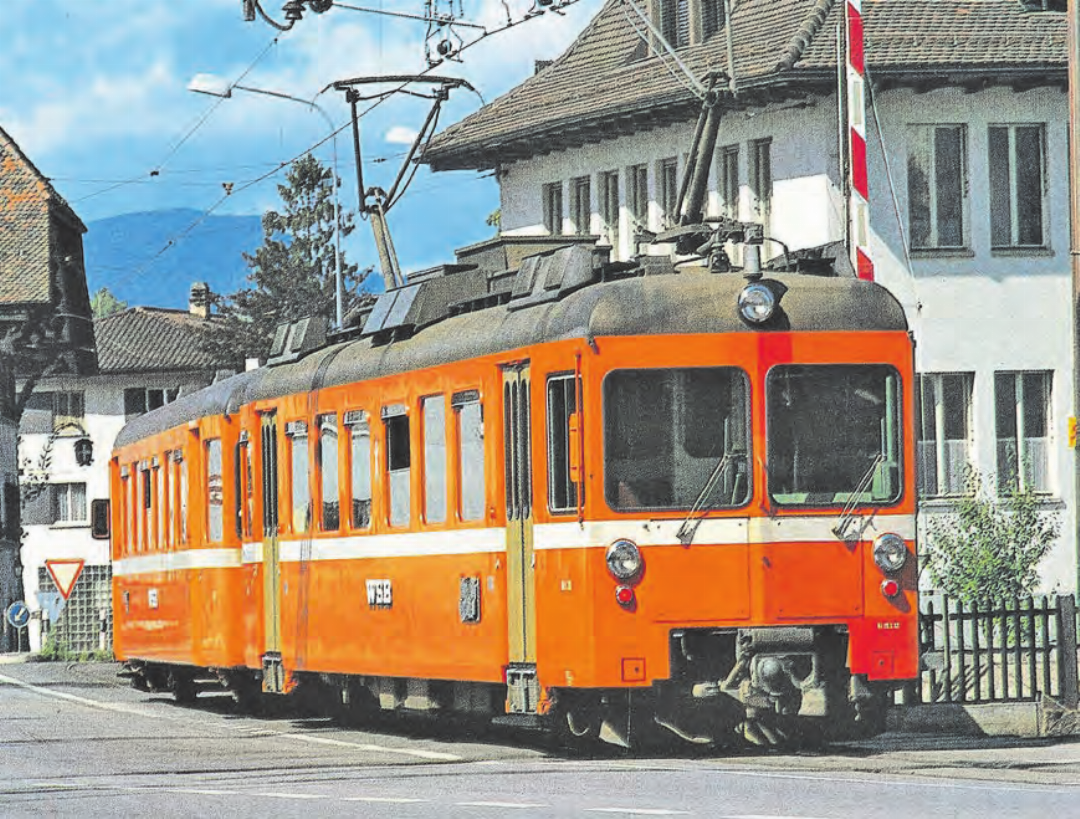 Fahrzeugtyp Be 4/4. 1979 wurde die zweite Serie der Fahrzeuge angeschafft. Fahrzeugtyp Be 4/4. 1979 wurde die zweite Serie der Fahrzeuge angeschafft.