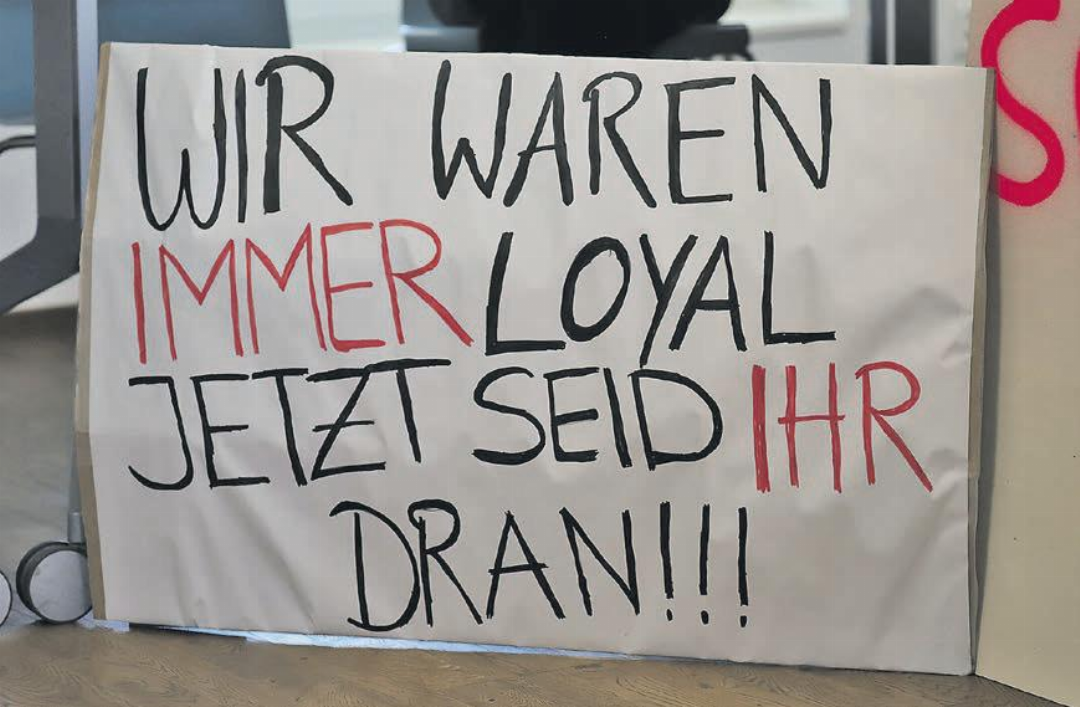 Das Votum ist klar: Das Personal will einen fairen Umgang nach der beschlossenen Schliessung des Spitals Menziken. Das Votum ist klar: Das Personal will einen fairen Umgang nach der beschlossenen Schliessung des Spitals Menziken.