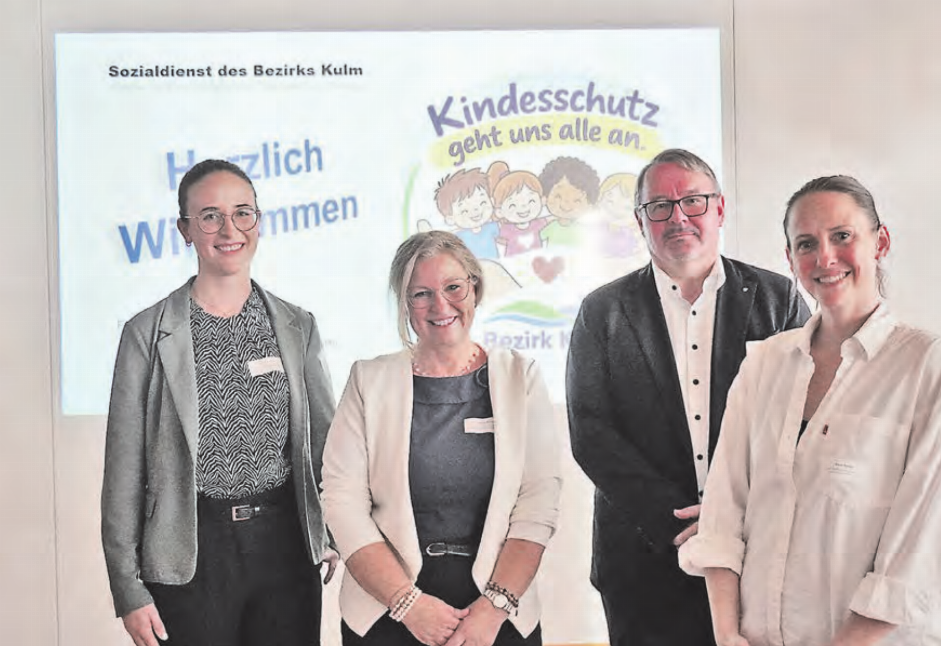 Gaben wertvolle Informationen weiter: Isabel Erismann, Daniela Strahm, Christian Märki und Karin Bürstl (v.l.). (Bild: Melanie Köchli) - Das Bild wird blockiert. – Möglicherweise durch einen aktiven Adblocker.