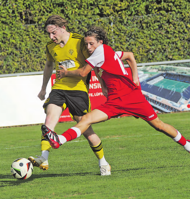 Der Auftritt der Gränicher (in Gelb) bescherte dem SC Schöftland die ersten Punkte. (Bild: Roland Jaus)
