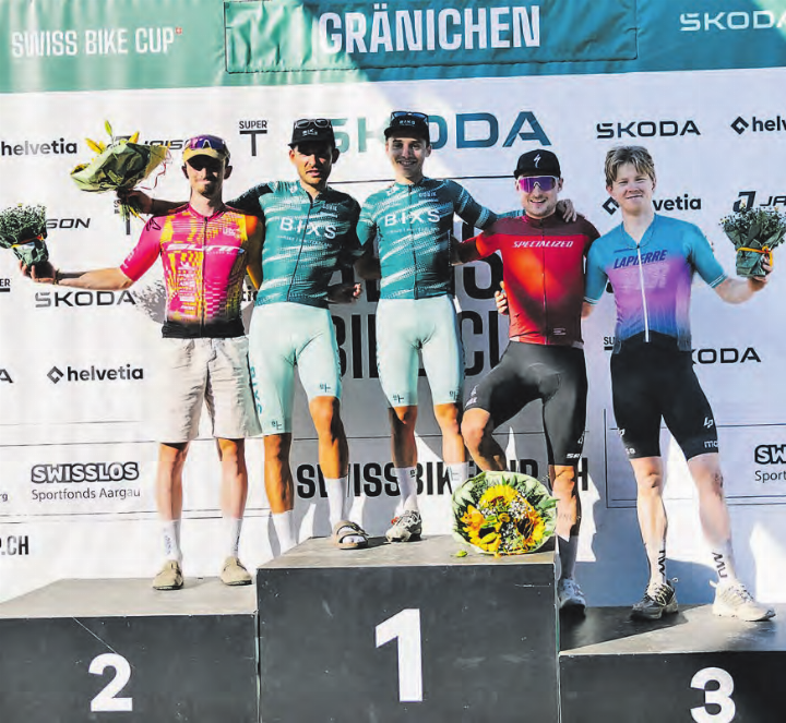 Joris Ryf durfte in Gränichen das erste Mal auf einem Hors-Categorie-Podium stehen. (Bild: zVg.)