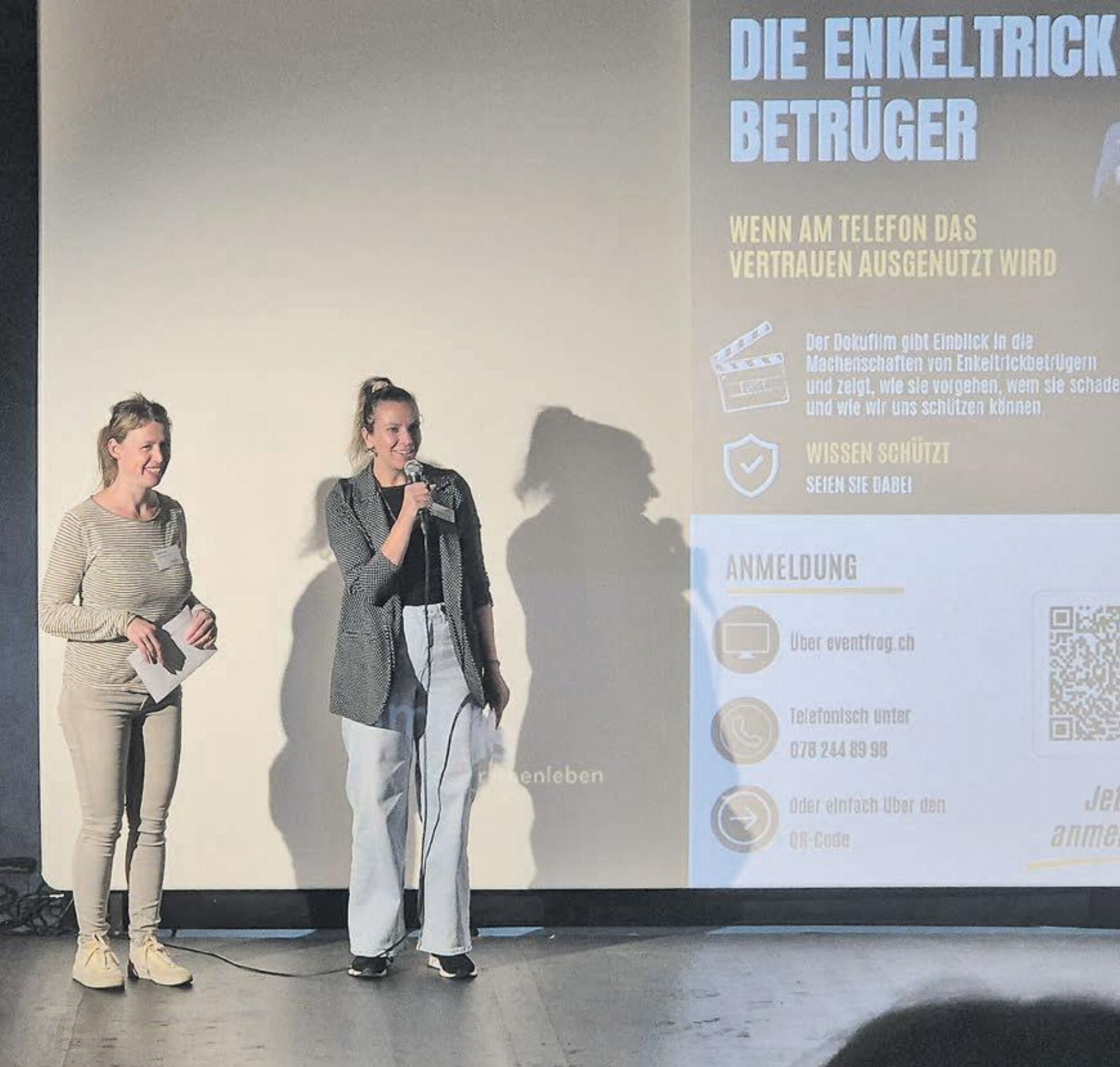 Von links nach rechts: Natalie Zryd von Impuls Zusammenleben aargauSüd und Myriam Küng der Pro Senectute Bezirk Kulm. - Das Bild wird blockiert. – Möglicherweise durch einen aktiven Adblocker.