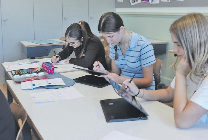 Digital oder analog? Im Dooking-Kurs konnten die Schülerinnen ihre Kreativität spielen lassen. (Bilder: zVg.)